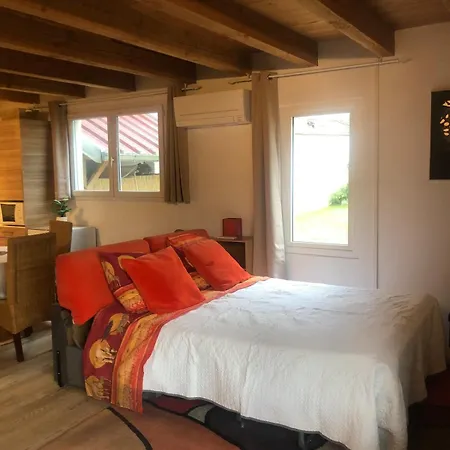 شقة L'exotique Au Calme, Terrasse & Jardin,